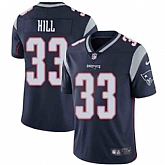 Nike Men & Women & Youth Patriots 33 Jeremy Hill Navy NFL Vapor Untouchable Limited Jersey,baseball caps,new era cap wholesale,wholesale hats
